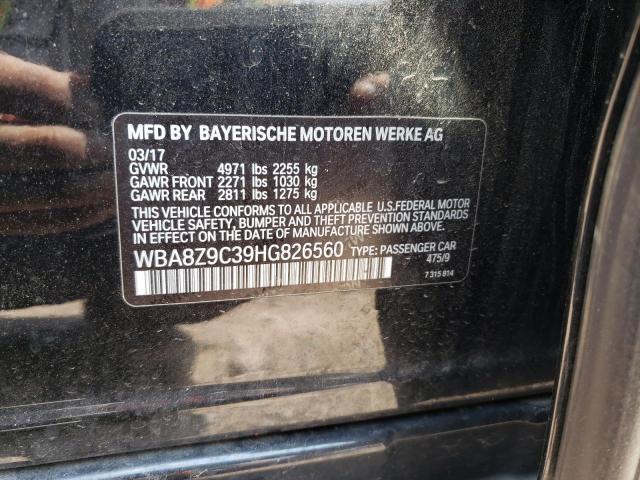 2017 BMW 330 XIGT WBA8Z9C39HG826560