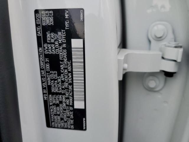 2020 VOLVO XC90 T6 MO - YV4A221K2L1613694