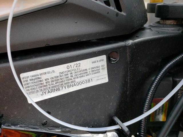 2022 YAMAHA YZFR1M C - JYARN67Y8NA000381