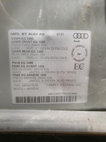 2021 AUDI Q5 PROGRES - WA1EAAFY0M2053808