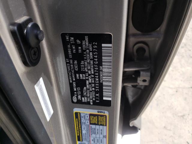 5XXGM4A76FG445792 KIA Optima Lx