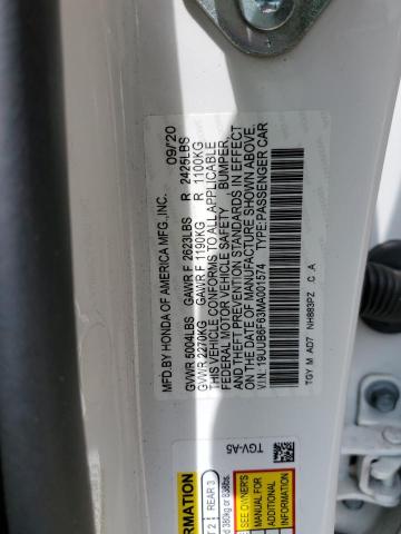 2021 ACURA TLX ADVANC 19UUB6F63MA001574
