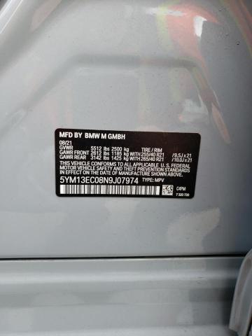 2022 BMW X3 M - 5YM13EC08N9J07974