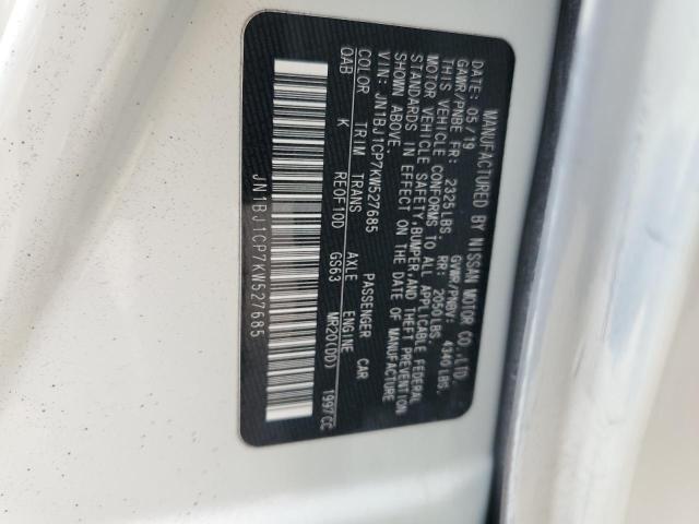 JN1BJ1CP7KW527685 Nissan Rogue Sport S