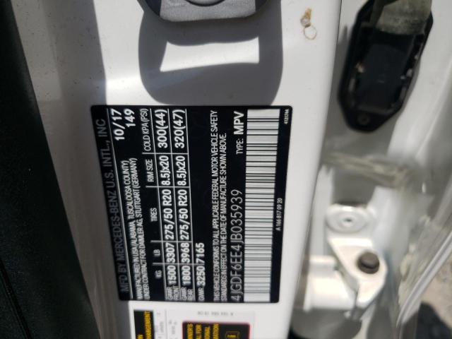 4JGDF6EE4JB035939 Mercedes-Benz Gls 450 4matic
