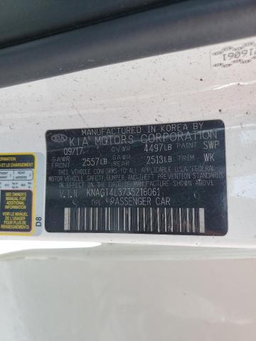 KNAGT4L37J5216061 KIA Optima Lx