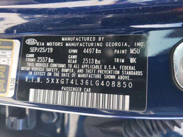 5XXGT4L36LG408850 KIA Optima Lx