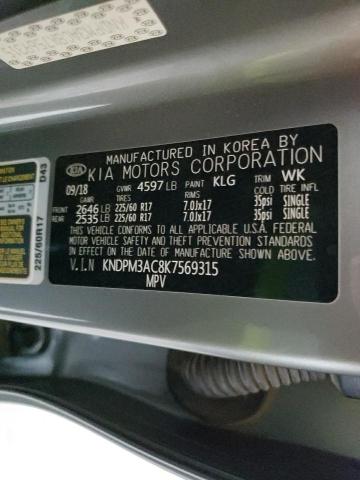 KNDPM3AC8K7569315 KIA Sportage Lx
