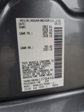 1N4BL4BV6LC270410 Nissan ALTIMA S