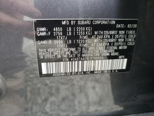 4S4BTAAC9L3199059 Subaru Outback