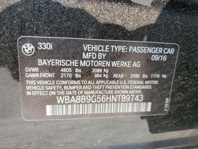 2017 BMW 330 I - WBA8B9G56HNT89743