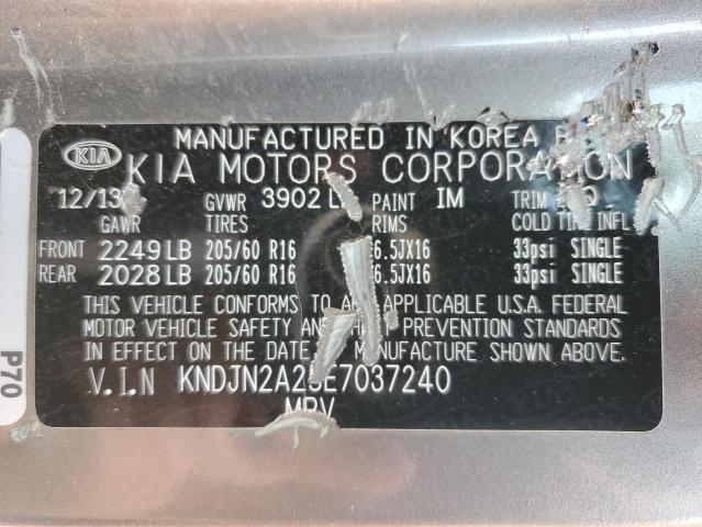 KNDJN2A25E7037240 KIA Soul