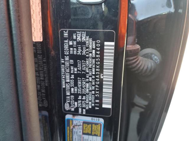 5XYPG4A38KG584400 KIA SORENTO L