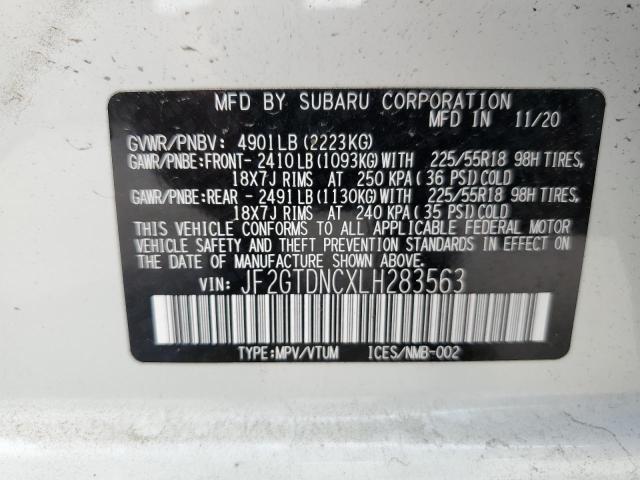 JF2GTDNCXLH283563 Subaru Crosstrek Limited