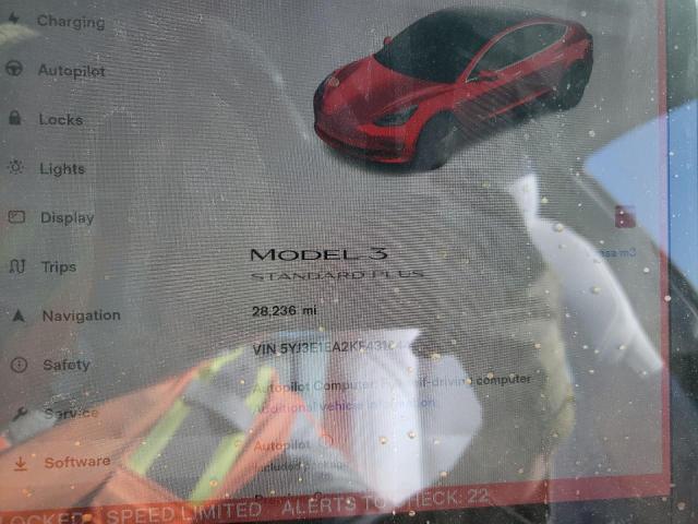 5YJ3E1EA2KF431644 Tesla MODEL 3