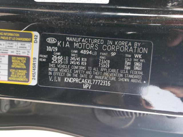 KNDPRCA6XL7772316 KIA Sportage Sx