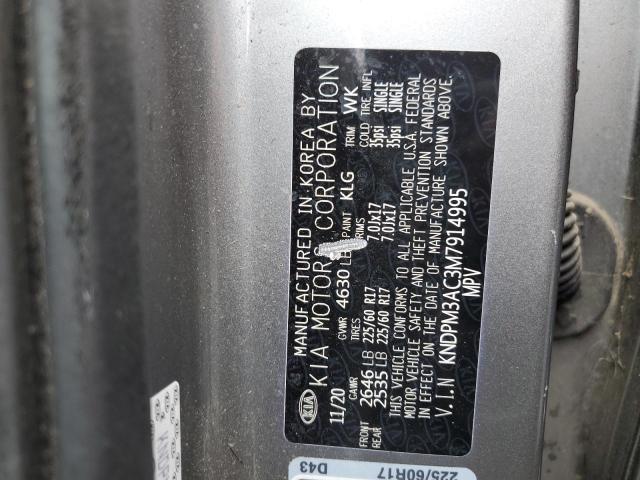 KNDPM3AC3M7914995 KIA Sportage Lx