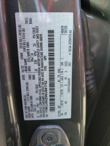 1FMCU0KZ5NUB81752 Ford ESCAPE SEL