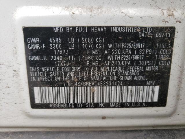 4S4BRBAC4E3231424 Subaru Outback 2.5i