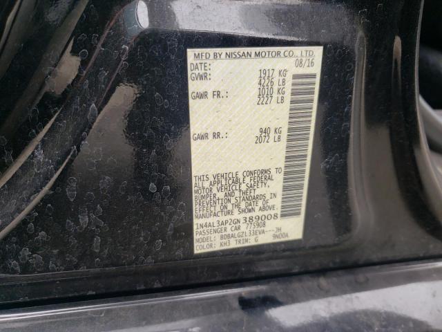1N4AL3AP2GN389008 Nissan ALTIMA 2.5
