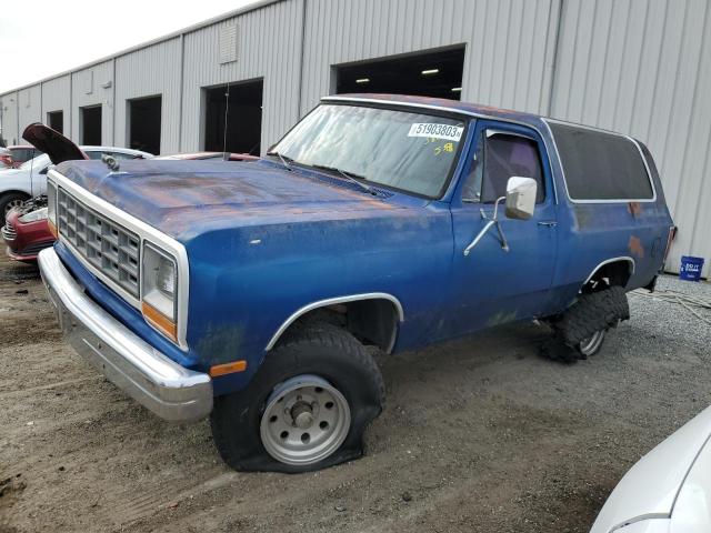 Dodge Ramcharger salvage cars for sale: 1985 Dodge Ramcharger AW-100