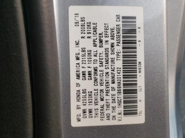 1HGCT1B66HA001432 Honda ACCORD EXL