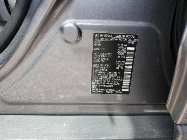 KNMAT2MV1HP609923 Nissan ROGUE S