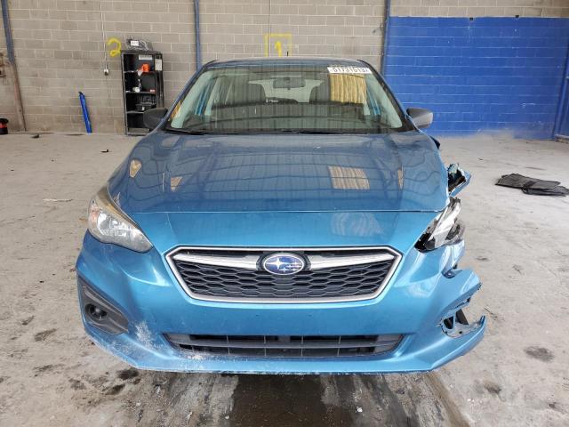 VIN: 4S3GTAA65J3706279 Auction: COPART Lot: 51731513 Location: GA - CARTERSVILLE 4S3GTAA65J3706279 SUBARU IMPREZA 2018 BLUE Photo 5