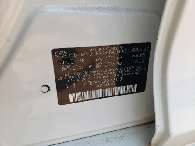 2016 HYUNDAI SONATA ECO - 5NPE24AA2GH434691