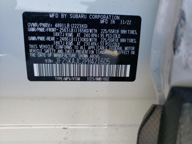 JF2SKAJC2PH421605 Subaru Forester Sport