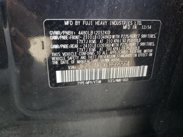 JF2SJAKCXFH565564 Subaru Forester 2.5i Limited
