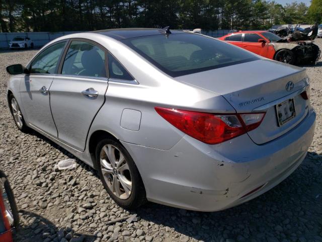 VIN: 5NPEC4AC8DH533512 Auction: COPART Lot: 53874123 Location: NJ - TRENTON 5NPEC4AC8DH533512 HYUNDAI SONATA 2013 SILVER Photo 2