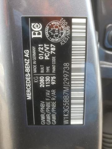 2021 MERCEDES-BENZ A 35 AMG - W1K3G5BB7MJ299738