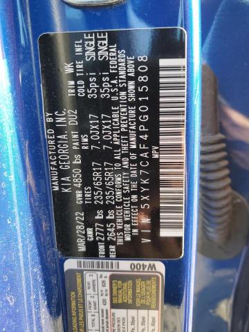 5XYK7CAF4PG015808 KIA Sportage X-pro