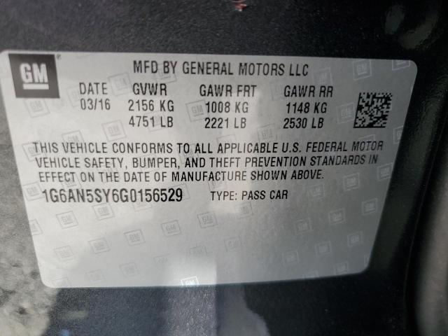 2016 CADILLAC ATS-V - 1G6AN5SY6G0156529