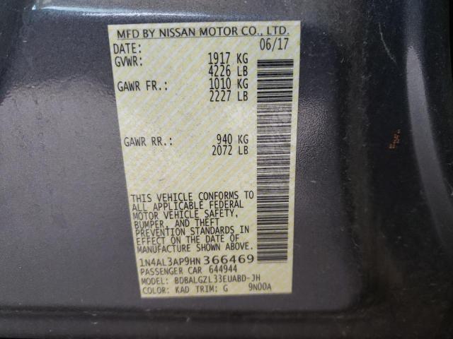 1N4AL3AP9HN366469 Nissan ALTIMA 2.5