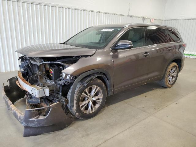 VIN 5TDKKRFH4ES038078 2014 Toyota Highlander, Xle no.1