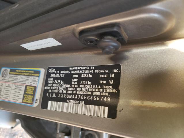 5XXGM4A70FG466749 KIA Optima Lx