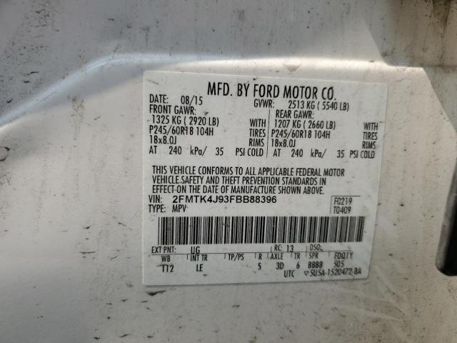 2FMTK4J93FBB88396 2015 FORD EDGE, photo no. 13