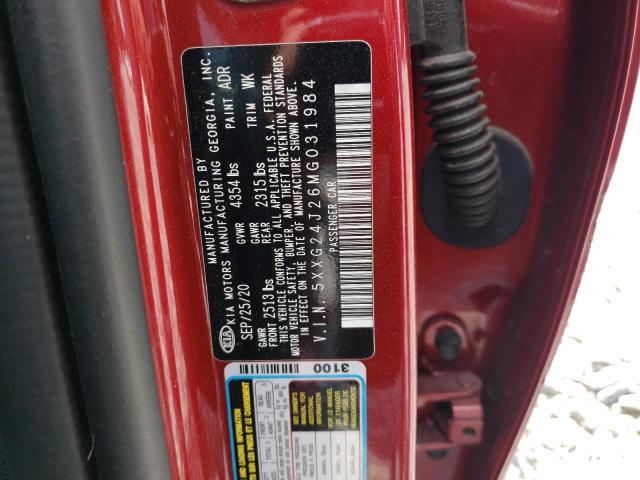 2021 KIA K5 LX - 5XXG24J26MG031984