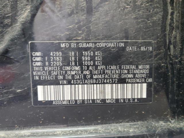 4S3GTAB68J3744572 Subaru Impreza Premium