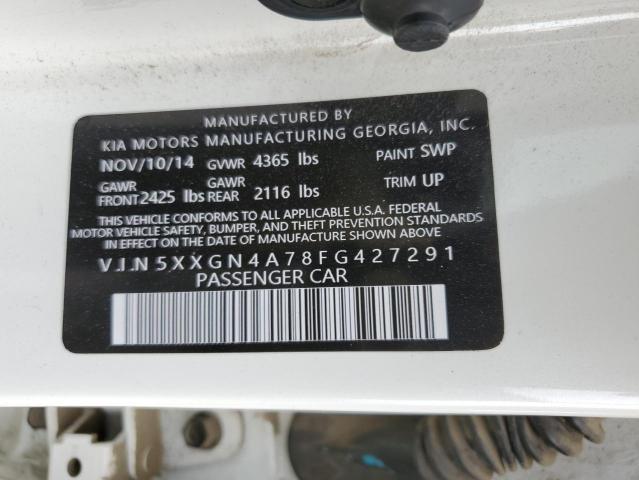 5XXGN4A78FG427291 KIA OPTIMA EX