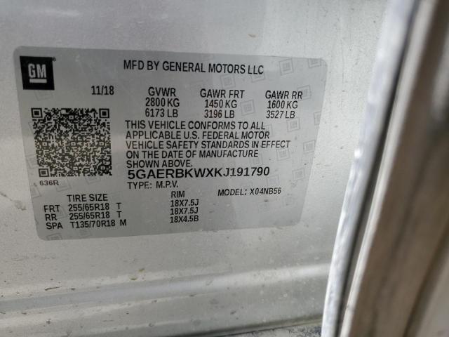 5GAERBKWXKJ191790 Buick Enclave Essence