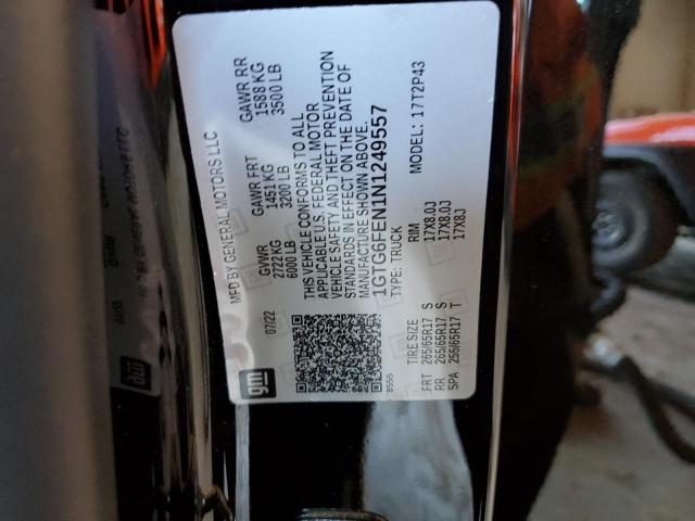 2022 GMC CANYON AT4 1GTG6FEN1N1249557