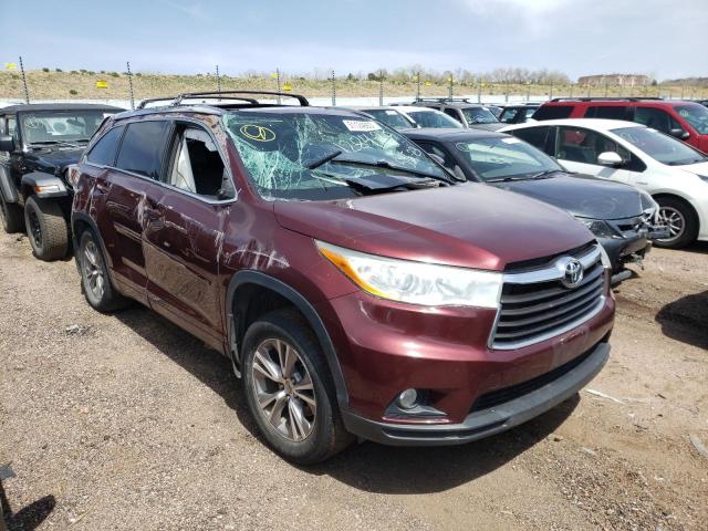 VIN 5TDJKRFH2ES010940 2014 Toyota Highlander, Xle no.4