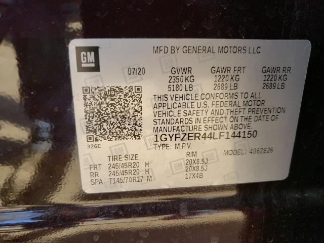 2020 CADILLAC XT4 SPORT - 1GYFZER44LF144150