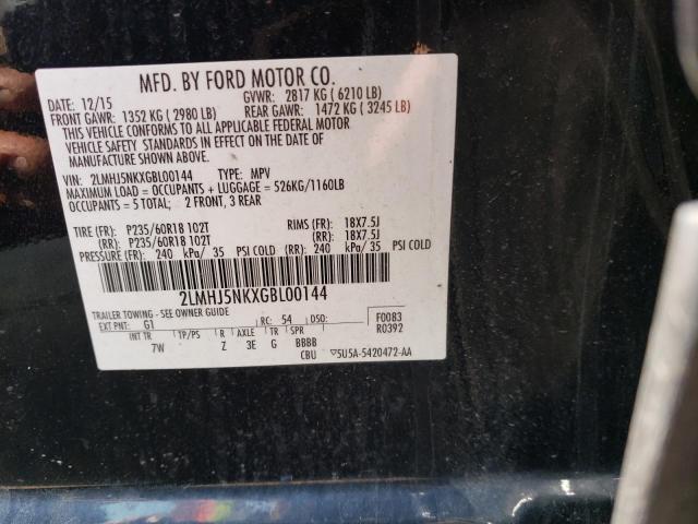 2016 LINCOLN MKT - 2LMHJ5NKXGBL00144