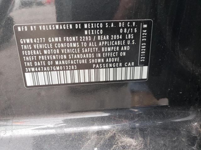 2016 VOLKSWAGEN GTI S/SE - 3VW447AU7GM013283