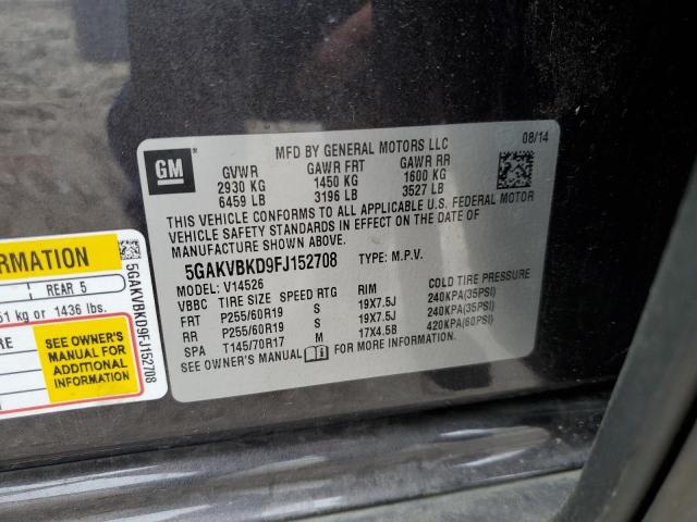 5GAKVBKD9FJ152708 Buick Enclave