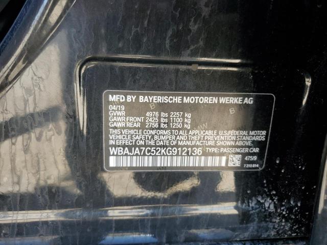WBAJA7C52KG912136 BMW 530 XI